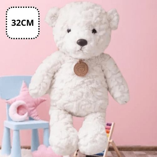 PELUCHE OURS BLANC (32CM) I TOBBY™️